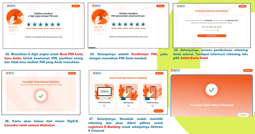 Pembukaan Rekening PMI di BNI DIGICS