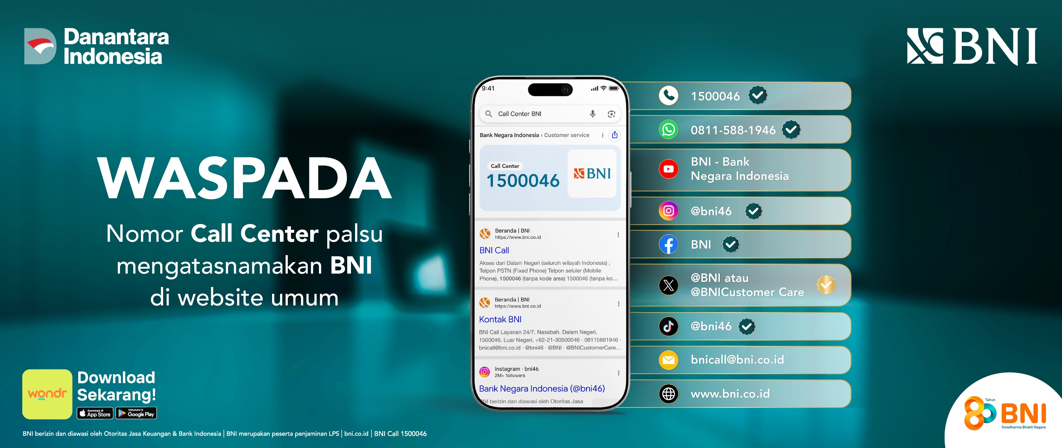 Waspada Call Center Palsu