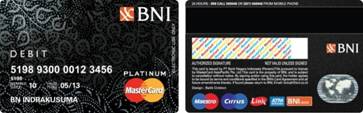 Kartu Debit Platinum