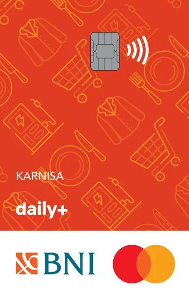 Kartu kredit BNI daily+