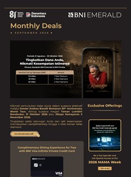 BNI Emerald Monthly Deals September 2026