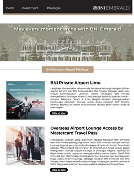 E-Newsletter for BNI Emerald Customers