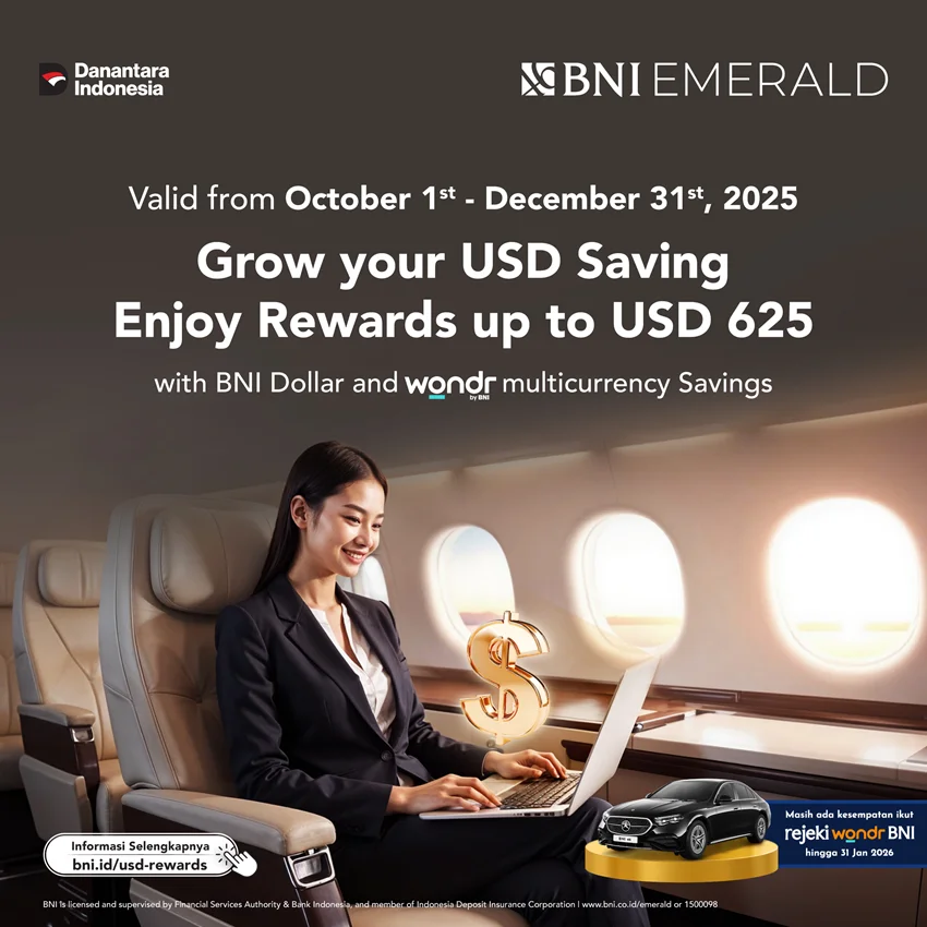 Incoming Reward-Tabungan USD