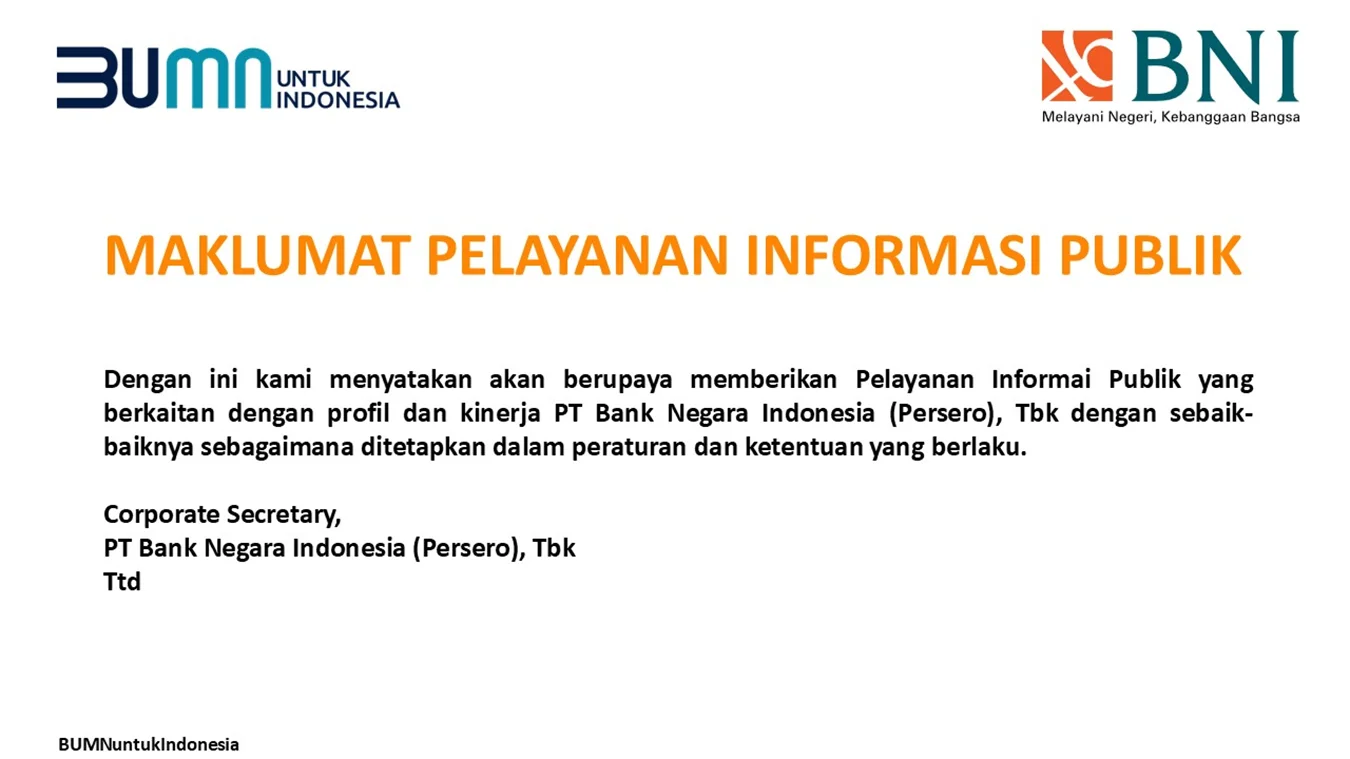 Maklumat Pelayanan Informasi Publik